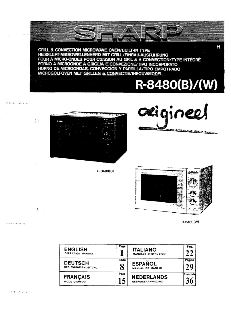 Sharp R8480(B) Manual de usuario