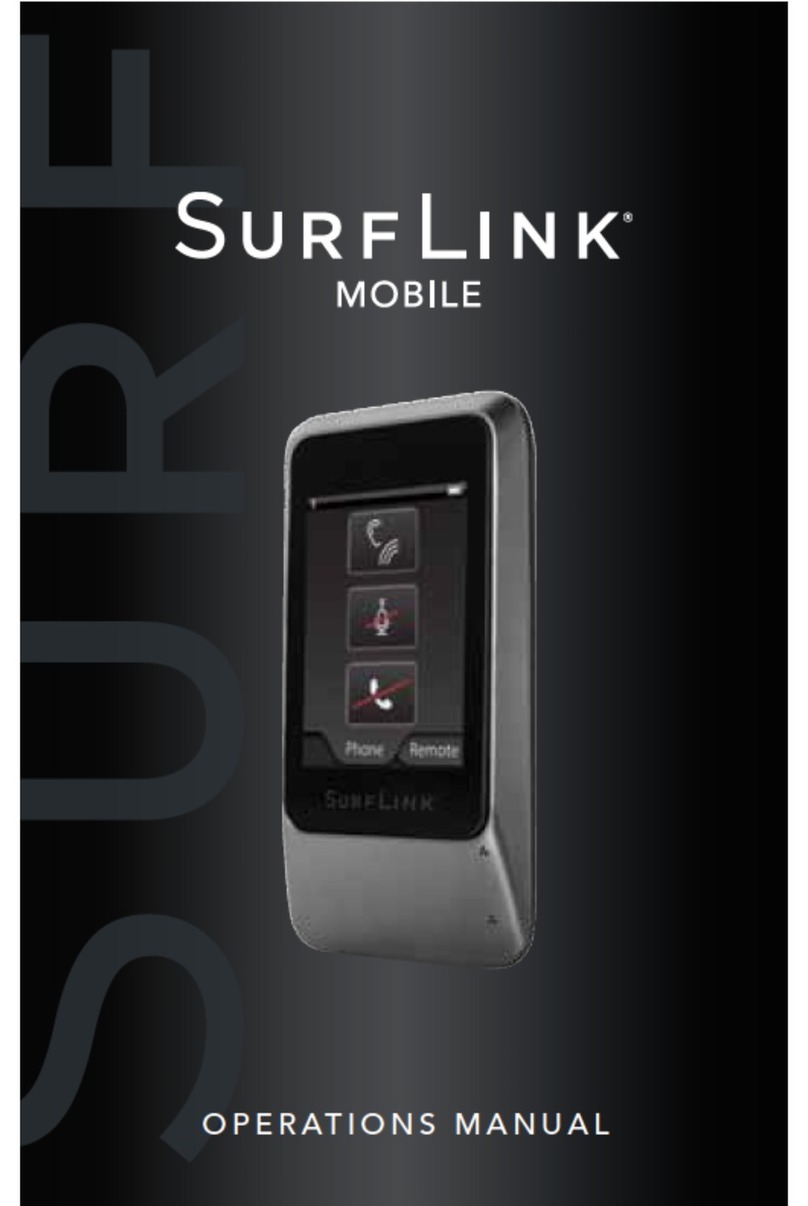 SurfLink Mobile Manual de usuario