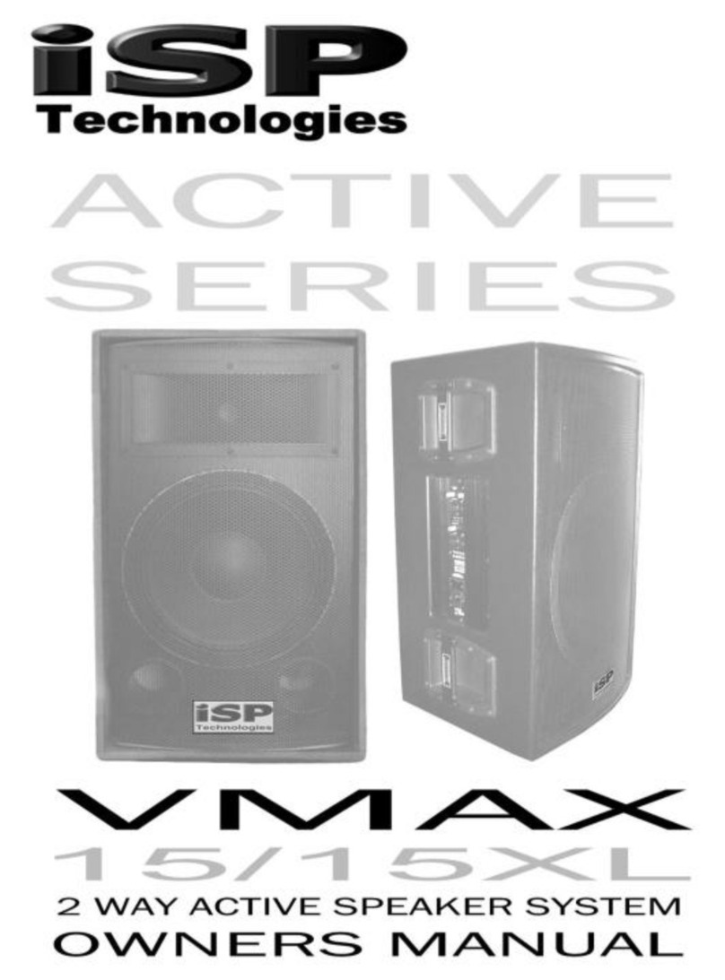 iSP Technologies VMAX 15 Manual de usuario
