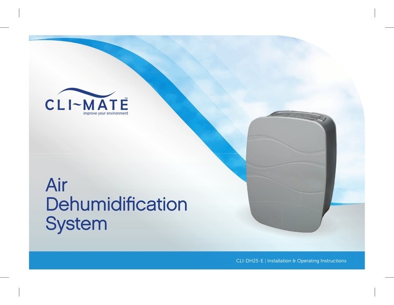 cliMATE CLI-DH25-E Manual del propietario