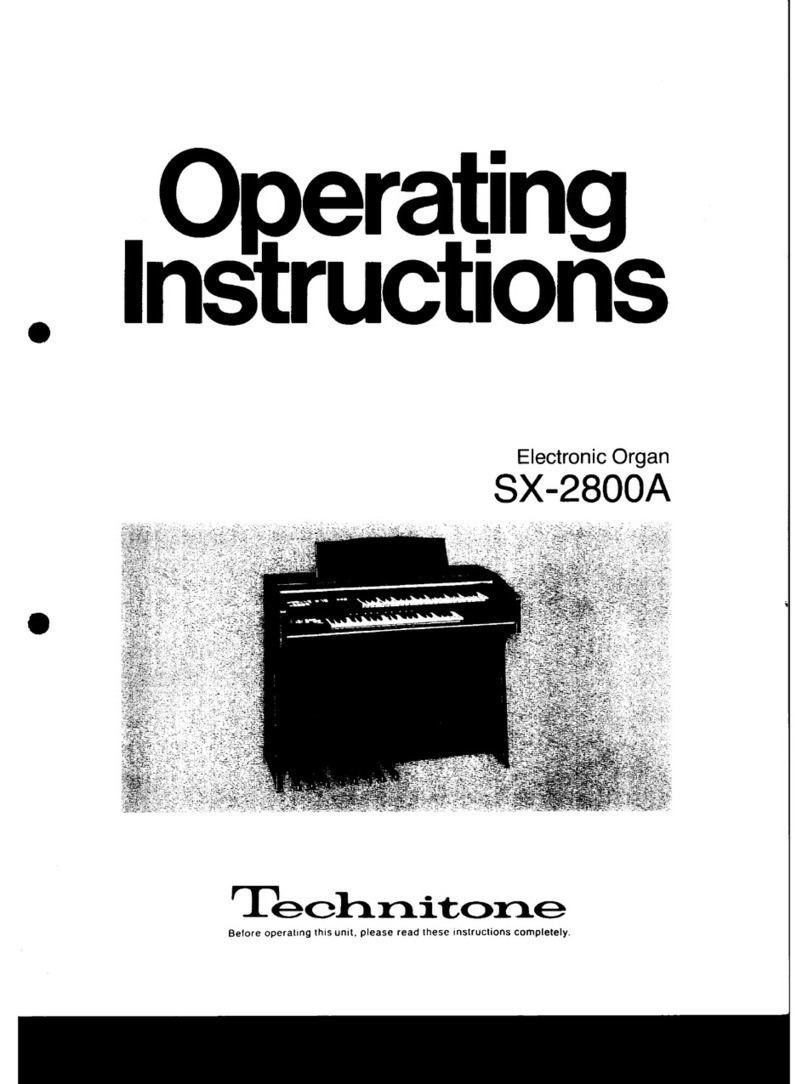 Technitone SX-2800A Manual de usuario