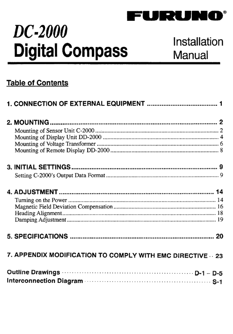 Furuno DC-2000 Manual de usuario Furuno DC-2000 Manual de usuario