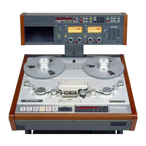 Studer A820 Manual de usuario