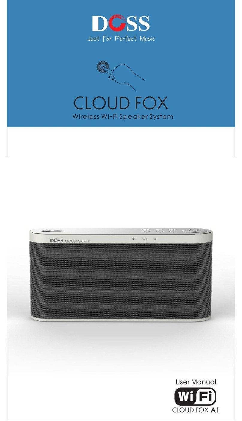 Doss Cloud Fox A1 Manual de usuario