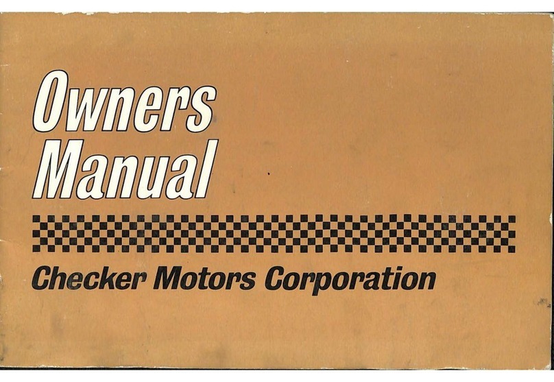 Checker 1962 Models Manual de usuario