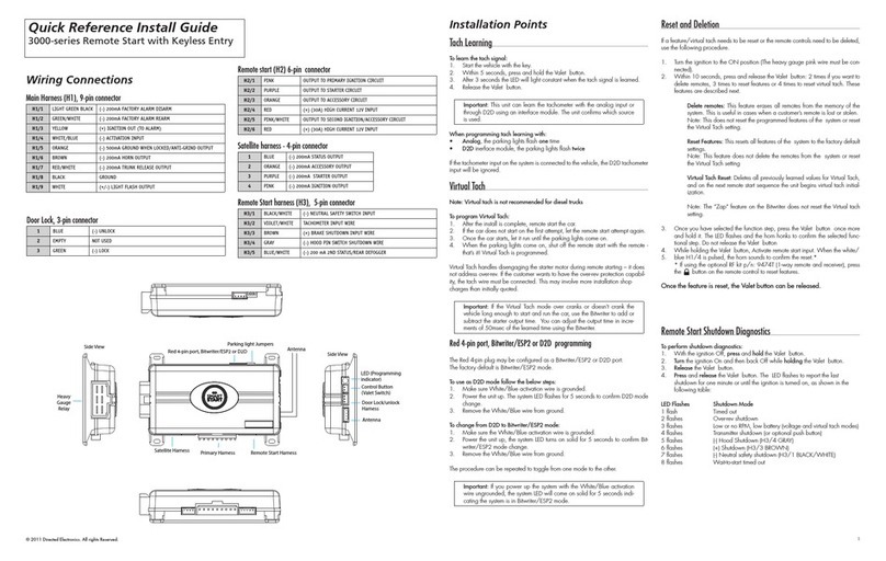 Directed Electronics 3000 Manual de usuario