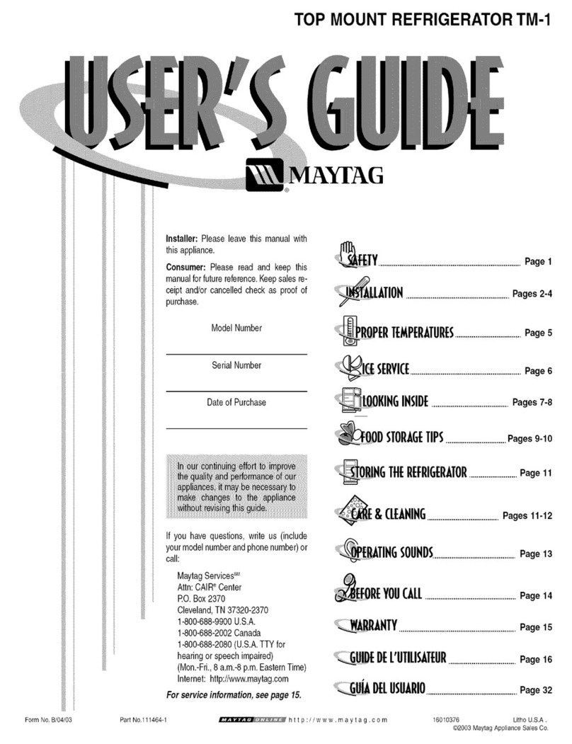 Maytag MTF2455DRB User's  guide Manual de usuario