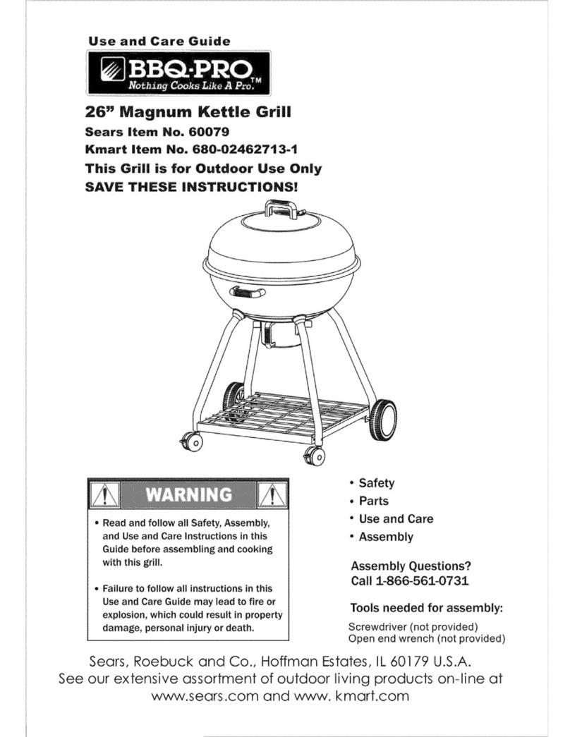 BBQ 60079 Manual de usuario