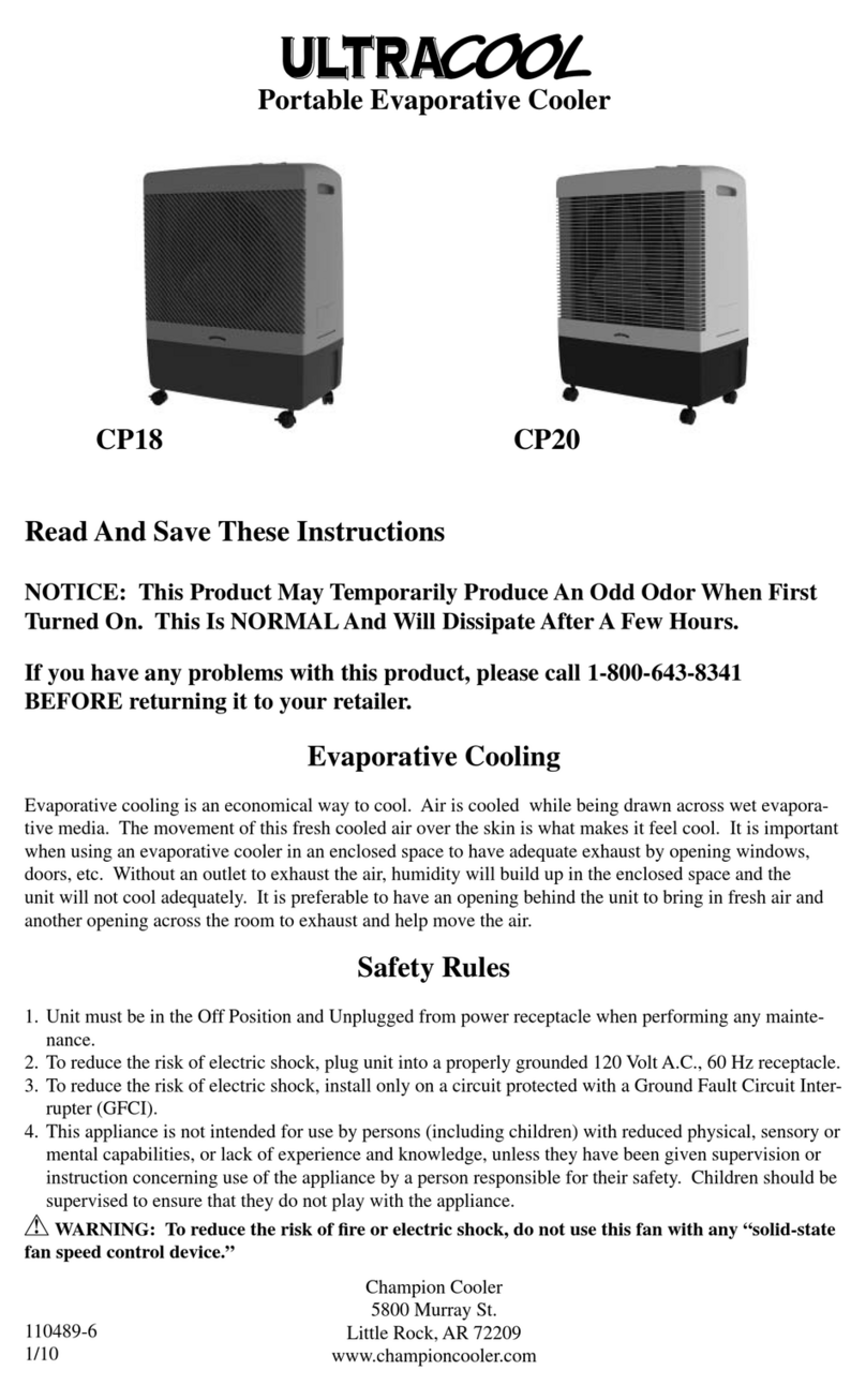 UltraCOOL CP18 Manual de usuario