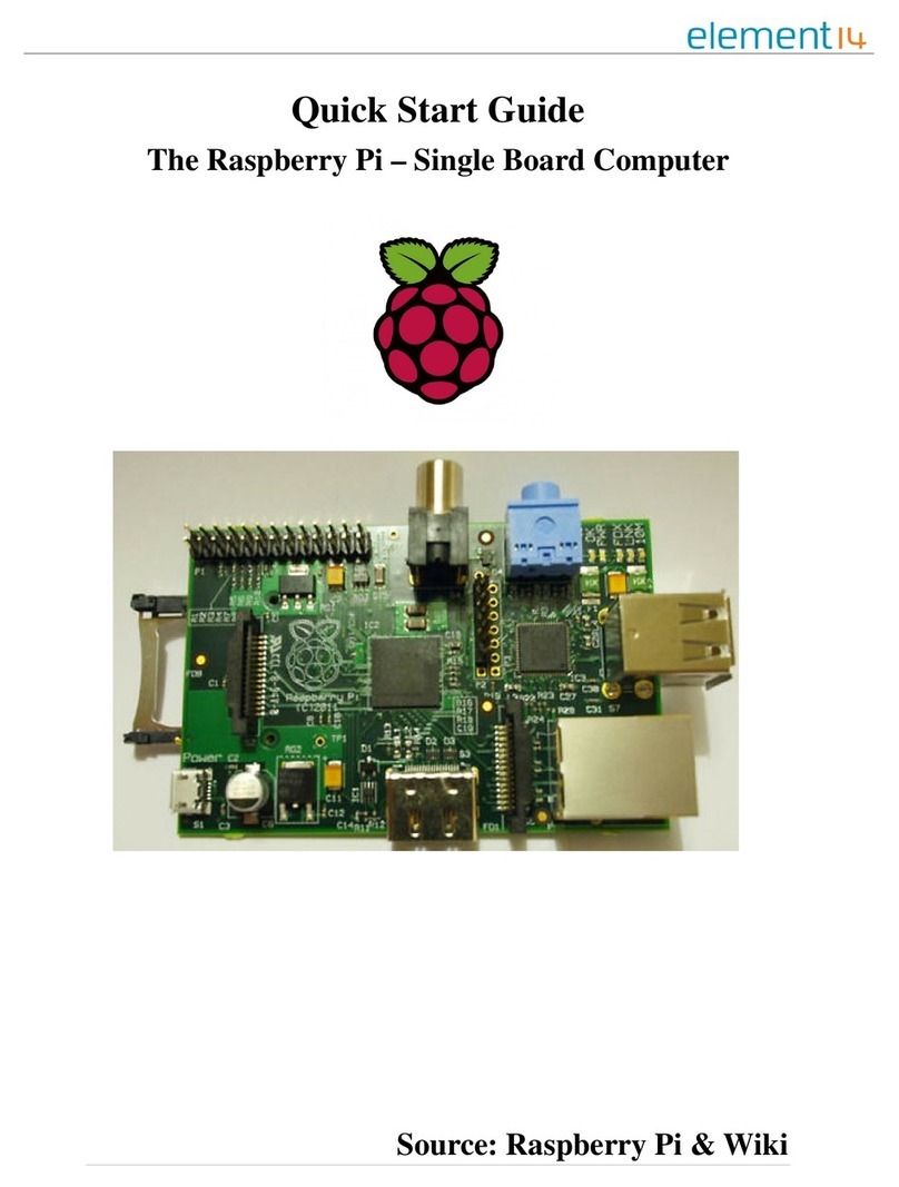 Element14 Raspberry Pi Manual de usuario