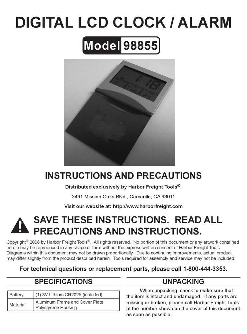 Harbor Freight Tools 98855 Manual de usuario