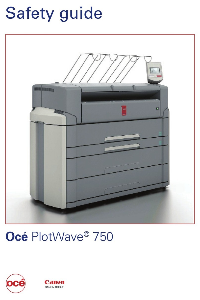 Oce PlotWave 750 Manual de instalación y funcionamiento