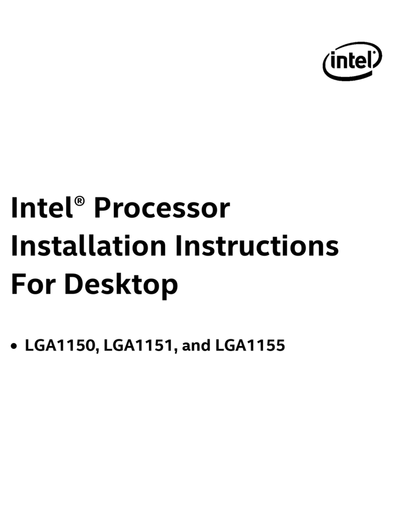 Intel LGA1155 SOCKET - THERMAL MECHANICAL S AND DESIGN GUIDELINES... Manual de usuario