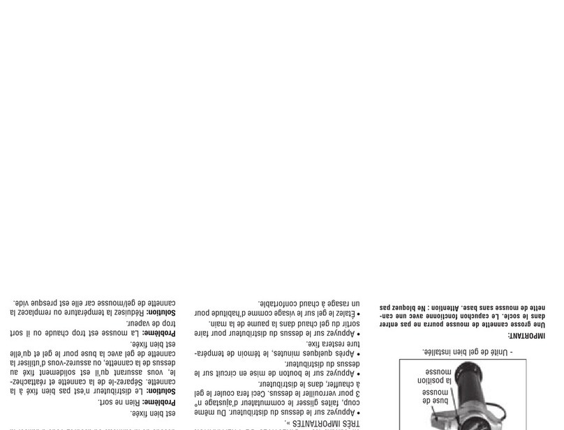 Conair HGL1C Manual de usuario