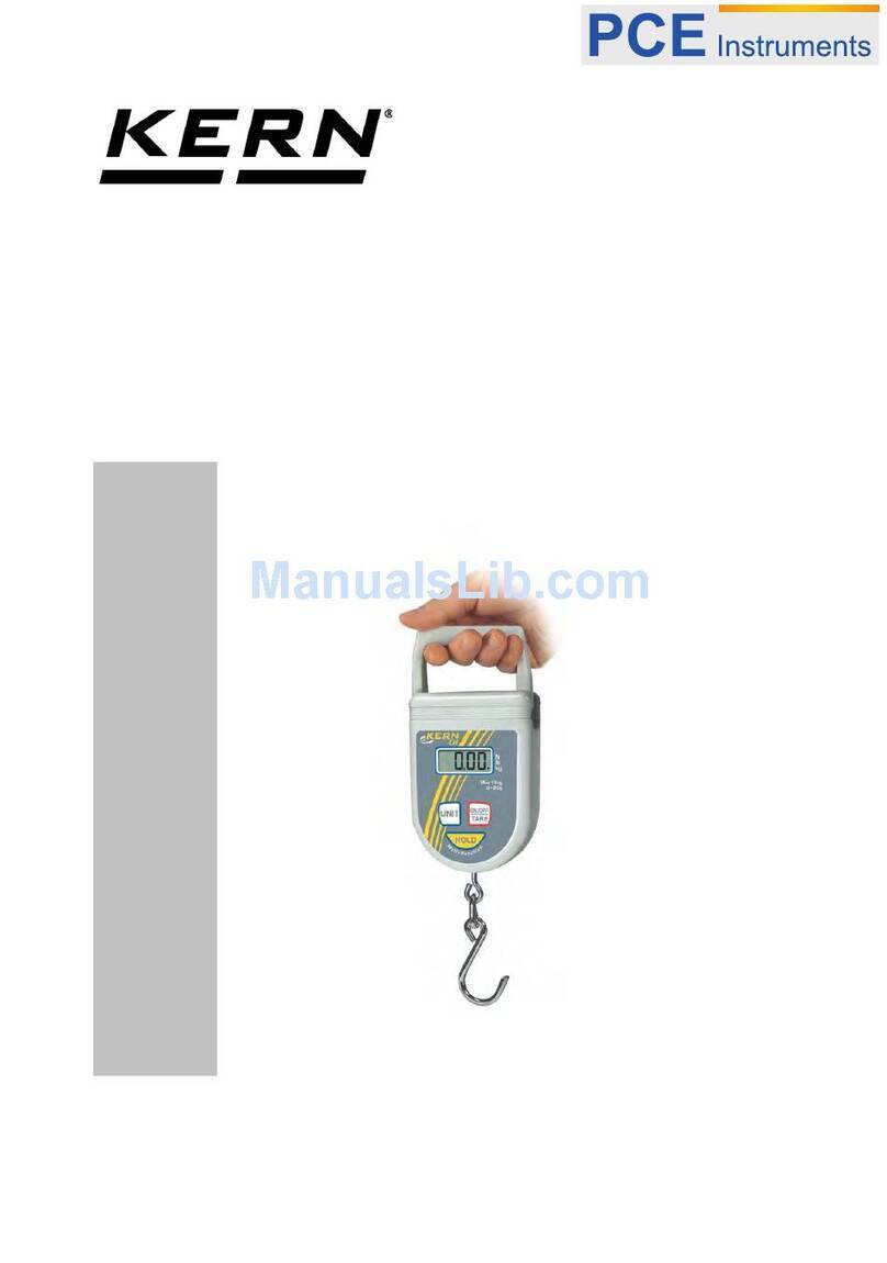 KERN CH Manual de usuario