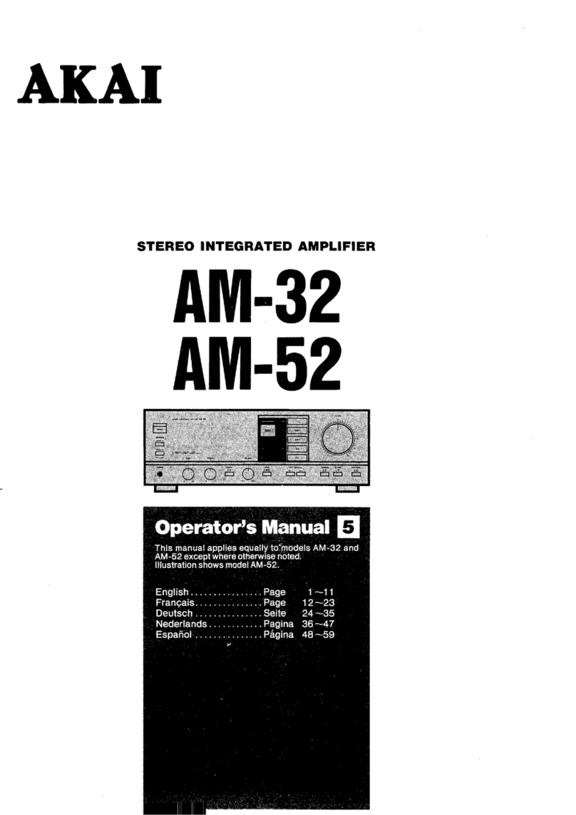 Akai AM-32 Manual de usuario