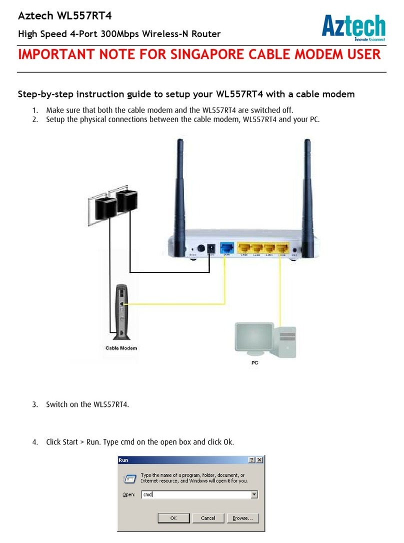 Aztech WL557RT4 Manual