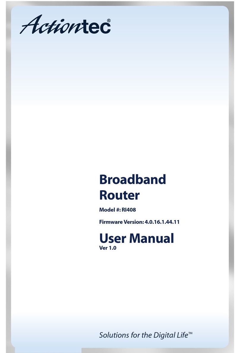 ActionTec Broadband Router RI408 Manual de usuario