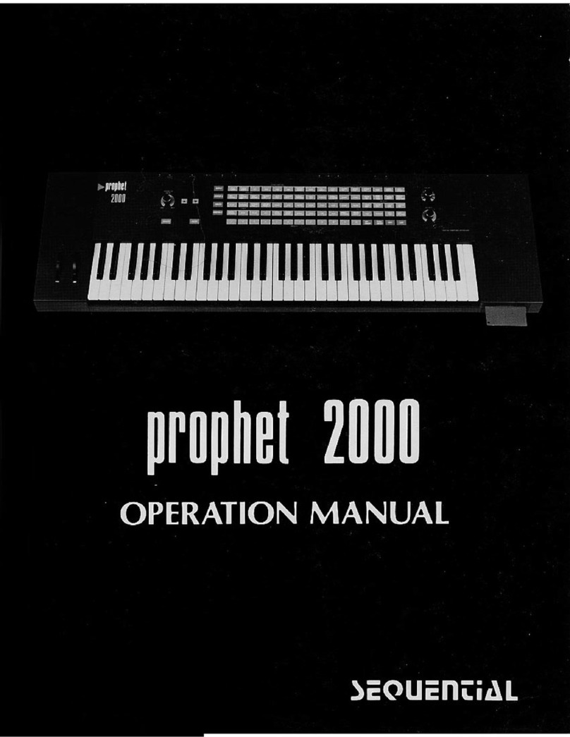 Sequential Prophet 2000 Manual de usuario