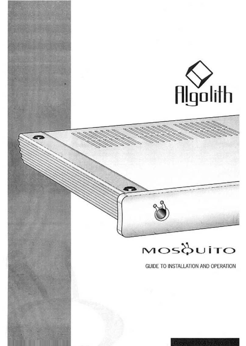 Algolith Mosquito Manual de instrucciones