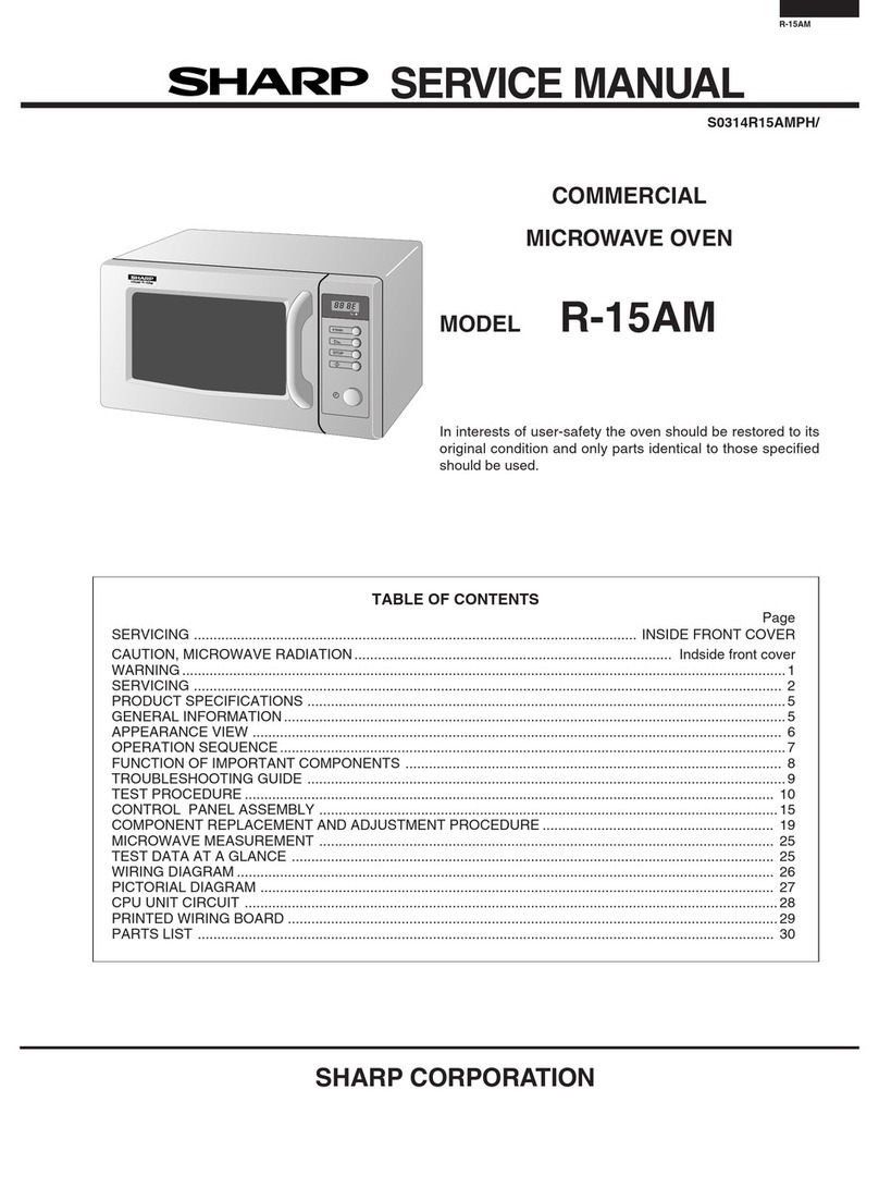 Sharp R-15AM Manual de usuario
