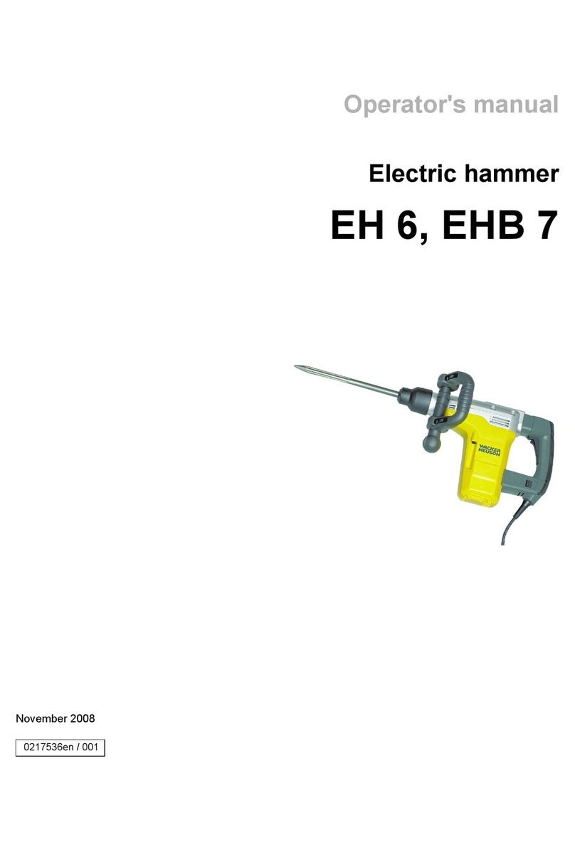 Wacker Neuson EH 6 Manual de usuario
