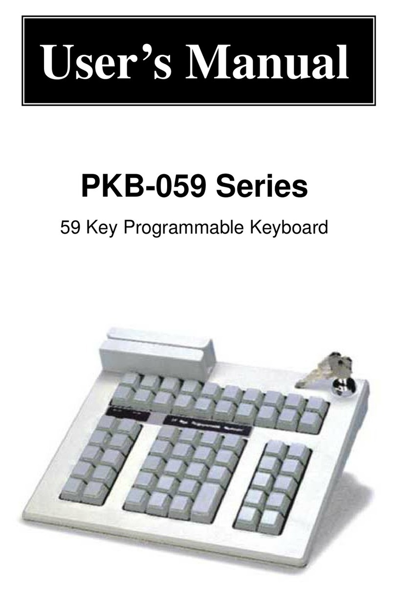 Fametech PKB-059 Series Manual de usuario