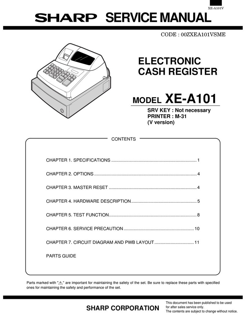 Sharp XE-A101 Manual de usuario