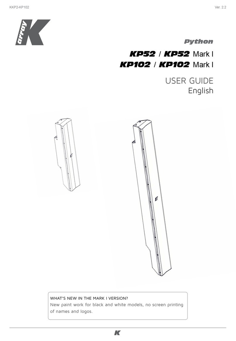 array K Python KP52 Manual de usuario