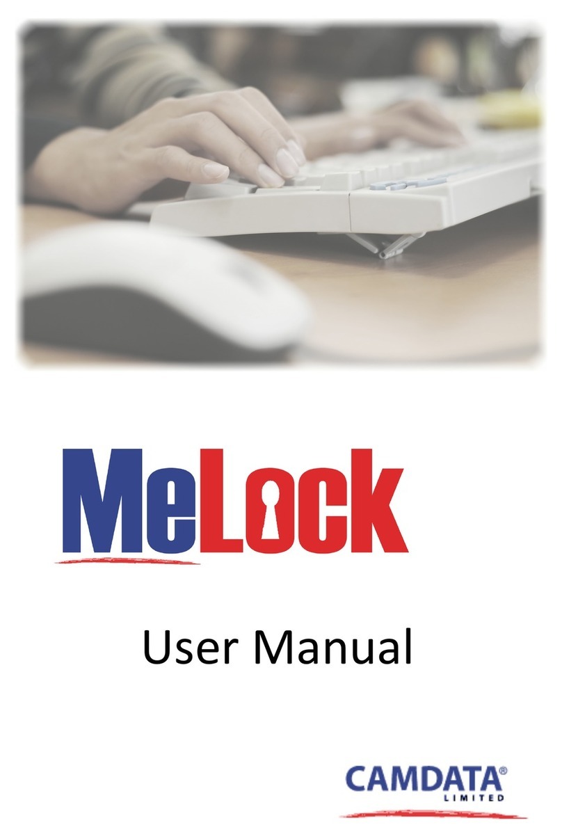 Camdata MeLock Manual de usuario