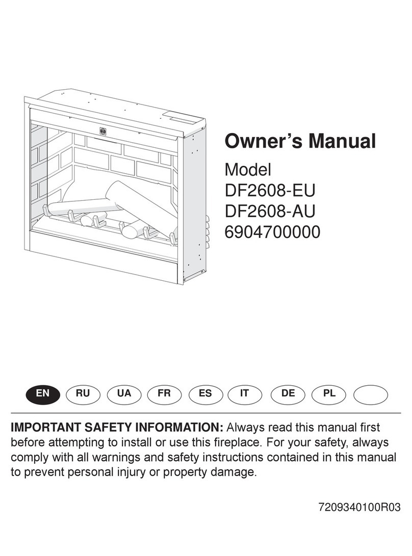 Dimplex DF2608 Manual de usuario