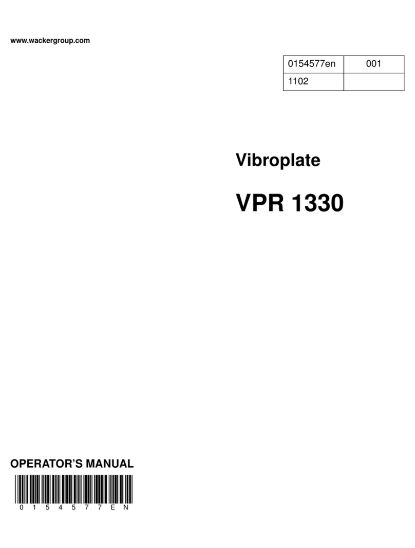 Wacker Neuson VPR 1330 Manual de usuario