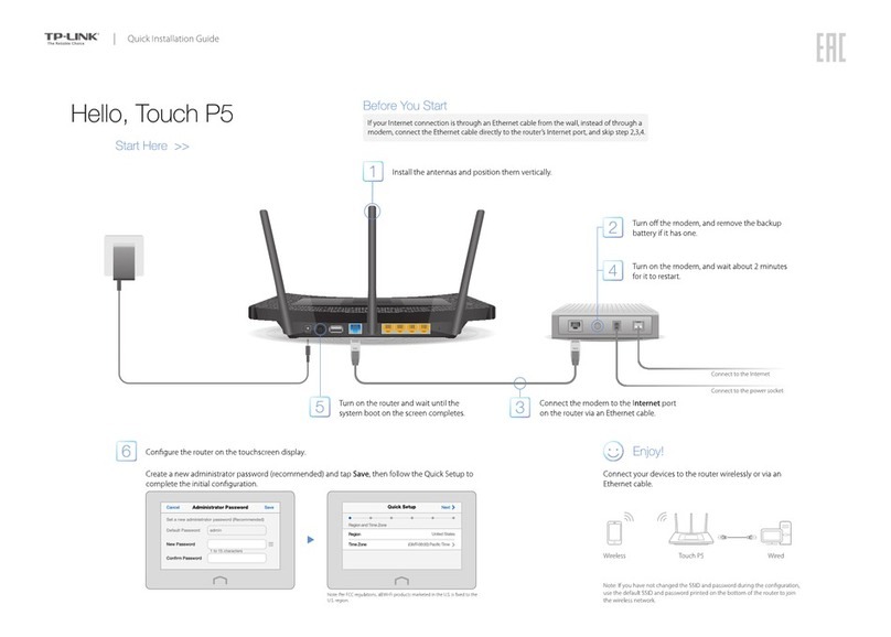 TP-Link Touch P5 Manual de usuario
