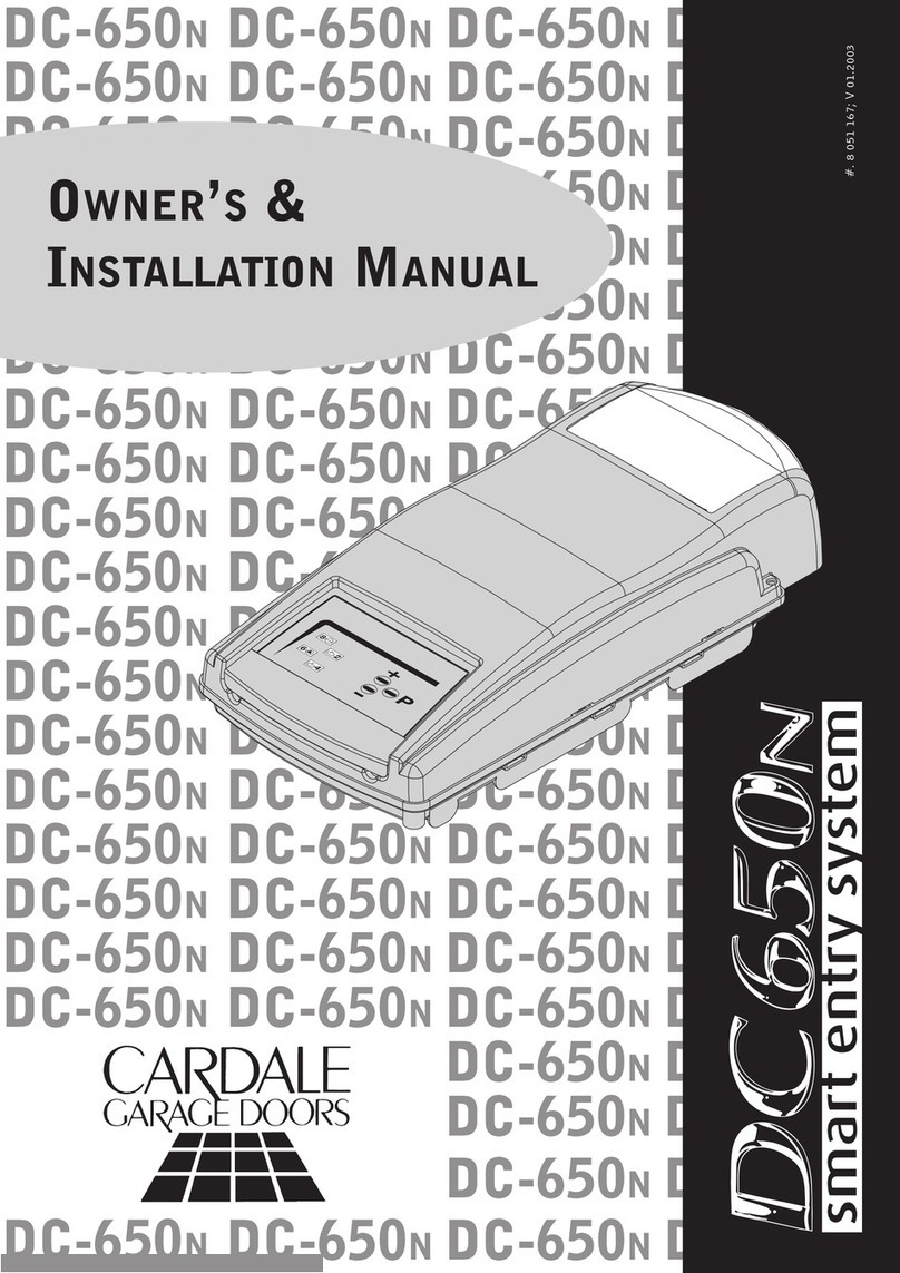 Cardale DC-650N Manual de servicio