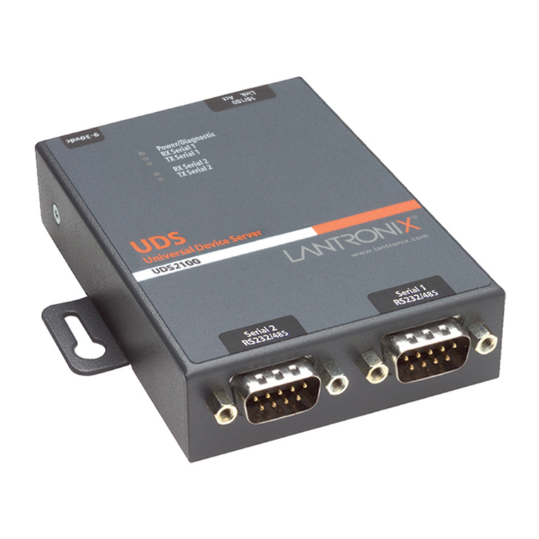 Lantronix UDS2100 Manual de usuario