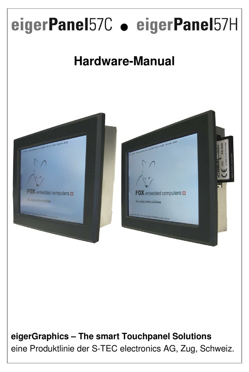 Stec eigerPanel57C Manual de usuario