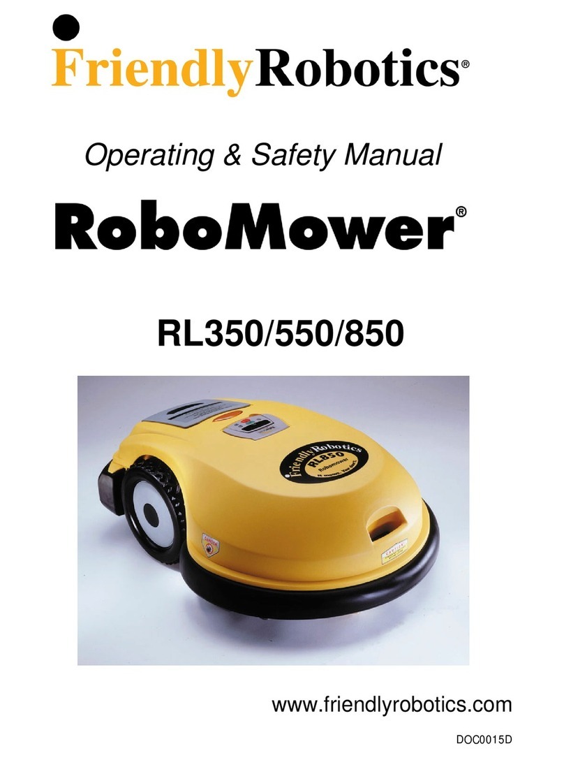 Robomower RL350 Manual de instrucciones