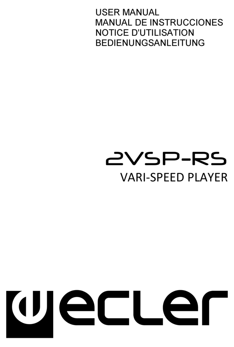 Ecler 2VSP-RS Manual de usuario