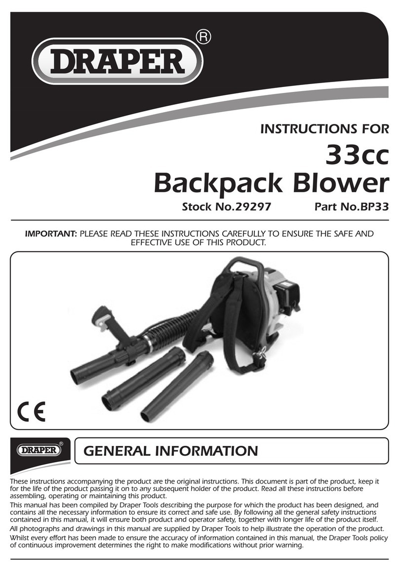 Draper BP33 Manual de usuario