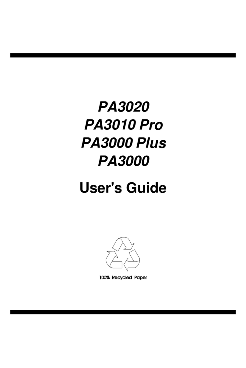 AOpen PA3000 Plus Manual de usuario
