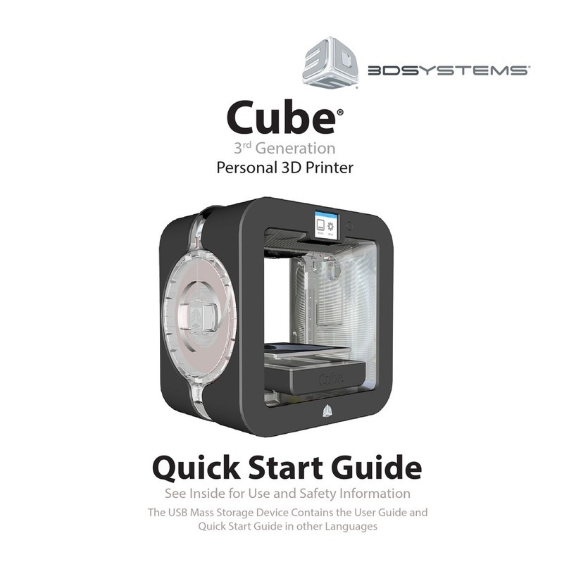 3D Systems CUBE Manual de usuario