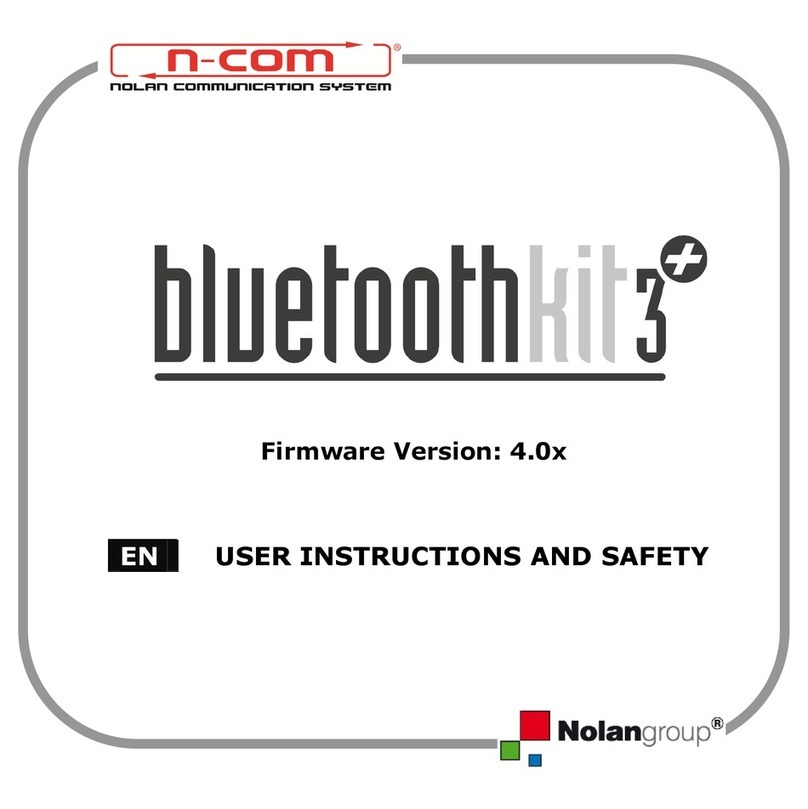 N-Com Bluetooth Kit3 PLUS Manual de instrucciones N-Com Bluetooth Kit3 PLUS Manual de instrucciones