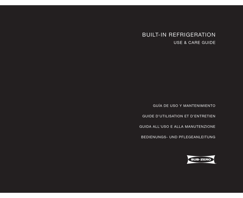 Sub-Zero ICBBI-36F Manual de usuario
