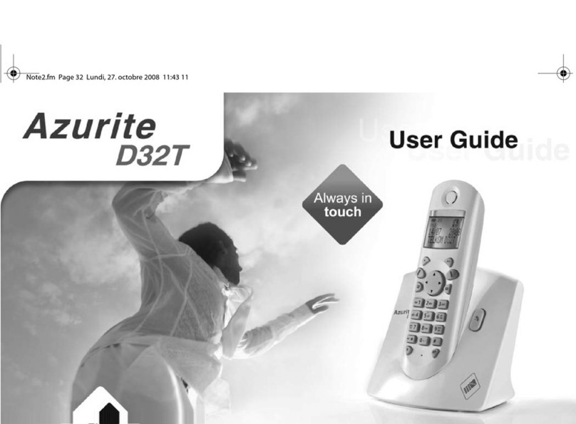 Azurite D32T Manual de usuario