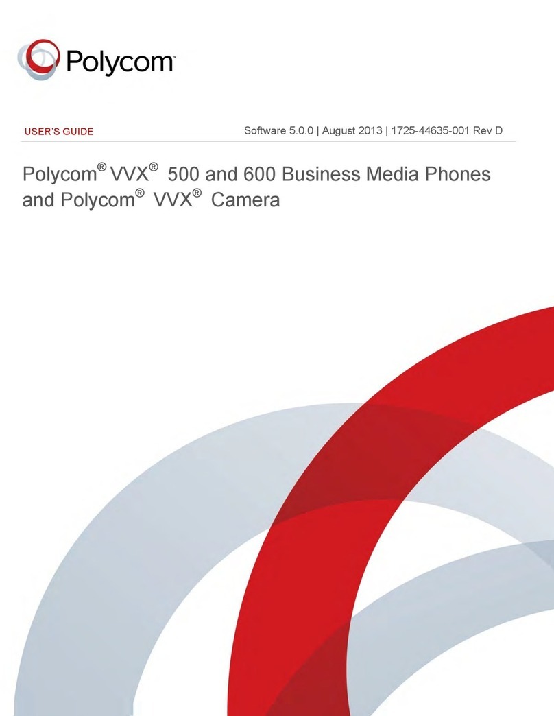 Polycom VVX 500 series Manual de usuario