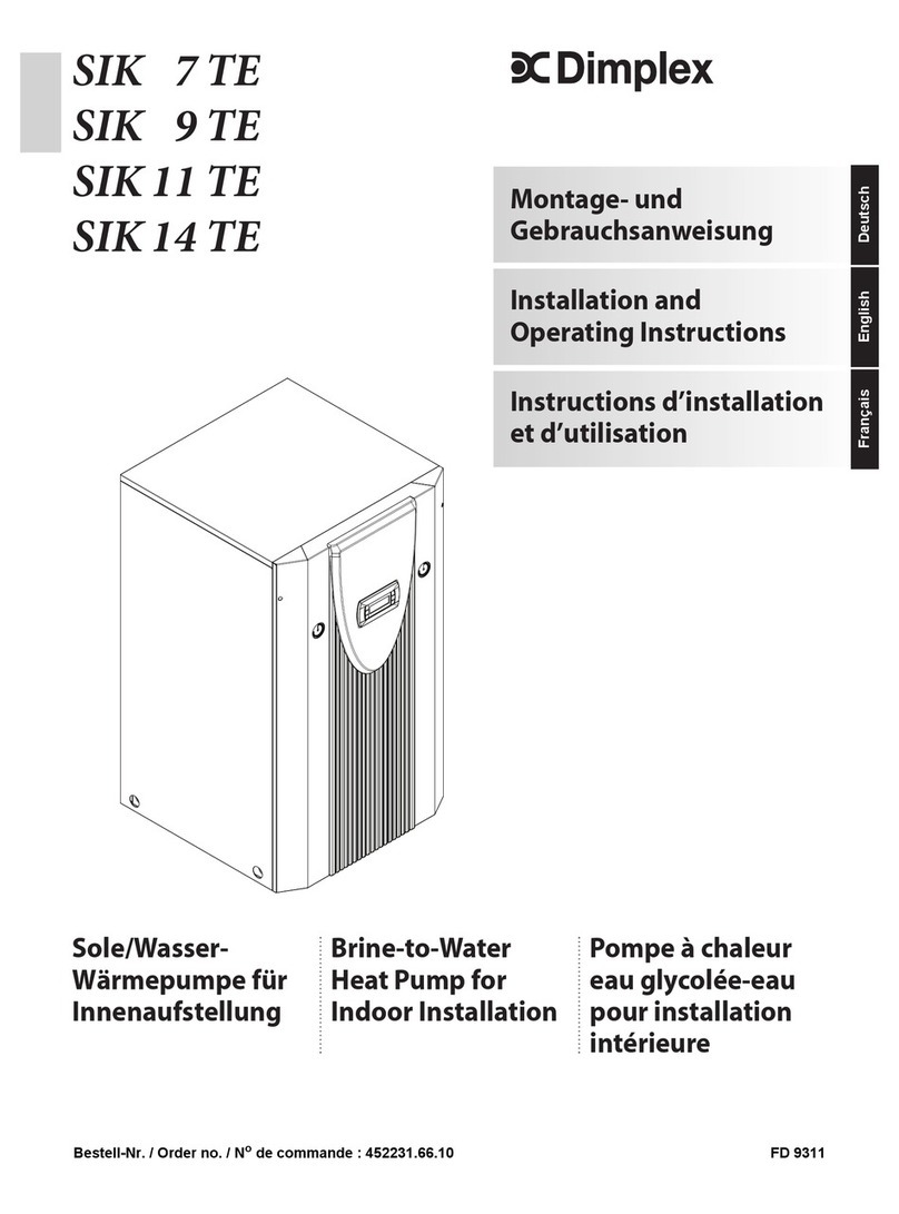 Dimplex SIK 7 TE Manual de usuario