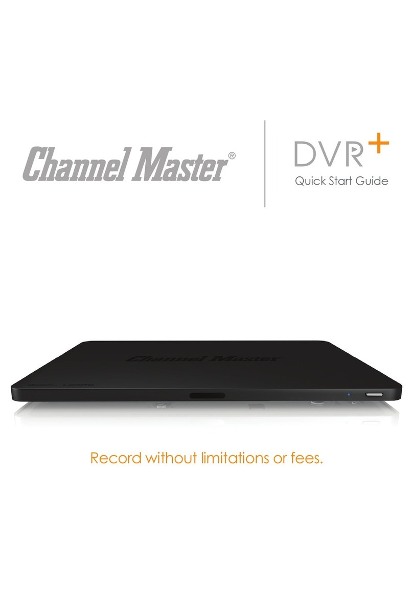 Channel Master DVR+ Manual de usuario