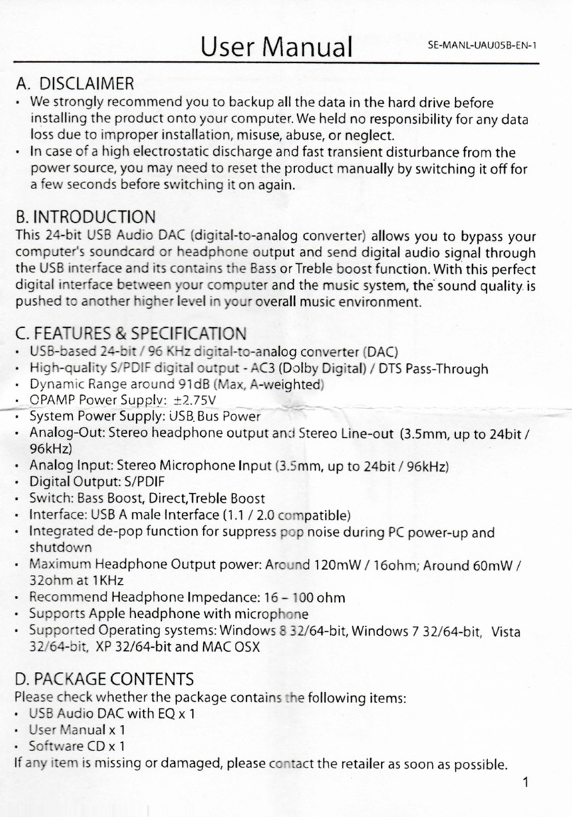 StarTech.com ICUSBAUDIO2D Manual de usuario