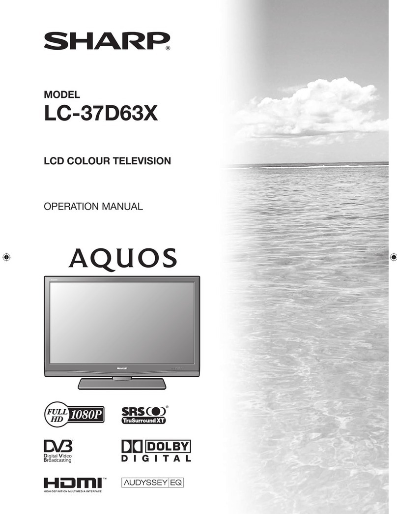 Sharp LC-37D63X Manual de usuario