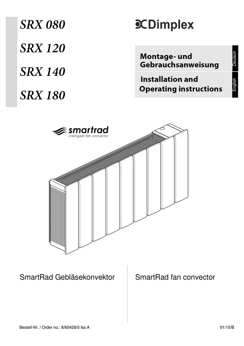 Dimplex SRX 080 Manual de usuario